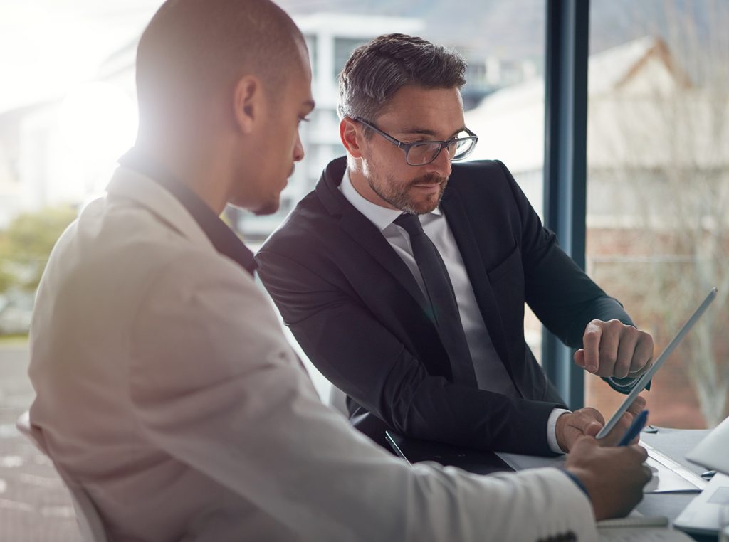 Business mentoring session